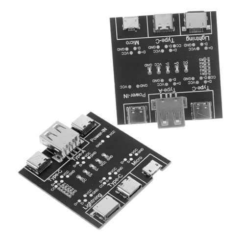 IMIKEYA 2 Stück USB Kabel Tester Board Kurzschlussprüfung USB C Kompatibel Langelebig Schnelle Datenkabel Prüfung für Apple Geräte IMIKEYA 2 Stück USB Kabel Tester Board Kurzschlussprüfung USB C Kompatibel Langelebig Schnelle Datenkabel Prüfung für Apple Geräte von IMIKEYA