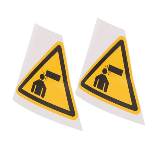 IMIKEYA 2 Stück Warnaufkleber Achten Sie Ihren Kopf Selbstklebende Sicherheitszeichen Leuchtende Warnhinweise Widerstandsfähig für Maschinen Werkstatt Lager und Werkhallen IMIKEYA 2 Stück Warnaufkleber Achten Sie Ihren Kopf Selbstklebende Sicherheitszeichen Leuchtende Warnhinweise Widerstandsfähig für Maschinen Werkstatt Lager und Werkhallen von IMIKEYA