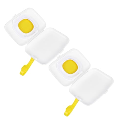 IMIKEYA 2 Stück Wipes Aufbewahrungsbox Tragbar Leicht PP Material Feuchttücher Spender Praktisch Für Reise Alltag von IMIKEYA