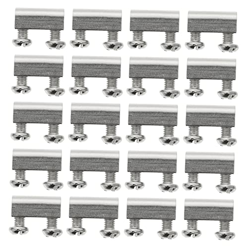 IMIKEYA 20 Sätze Drahtseilklemmen Set Doppelte für Starke Kabel Vielseitig Einsetzbar für Decken Bau und Hohe Temperatur und Korrosionsbeständigkeit IMIKEYA 20 Sätze Drahtseilklemmen Set Doppelte für Starke Kabel Vielseitig Einsetzbar für Decken Bau und Hohe Temperatur und Korrosionsbeständigkeit von IMIKEYA