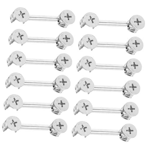 IMIKEYA 20 Sätze Möbelverbinder Cam Fitting Möbelbeschläge Schrankverbinder Möbelverbindungsschrauben für Schränke Kommoden und Möbelpaneele von IMIKEYA