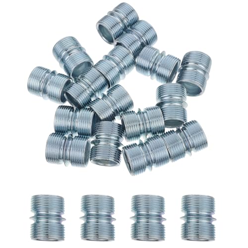 IMIKEYA 20 Stück Drahtregalteile – Grobgewindeverbinder 25 mm/1 Zoll Außendurchmesser – Metall-Rackstangenkupplung zur Regalverlängerung – Ersatzzubehör für Standregaleinheiten IMIKEYA 20 Stück Drahtregalteile – Grobgewindeverbinder 25 mm/1 Zoll Außendurchmesser – Metall-Rackstangenkupplung zur Regalverlängerung – Ersatzzubehör für Standregaleinheiten von IMIKEYA