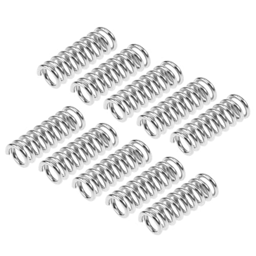 IMIKEYA 20 Stück Teiliges Drucker zubehör Kompressionsfedern mit Nickelbeschichtung Hochfeste Korrosionsbeständige Zugfedern für 3D Drucker und Wade Extruder IMIKEYA 20 Stück Teiliges Drucker zubehör Kompressionsfedern mit Nickelbeschichtung Hochfeste Korrosionsbeständige Zugfedern für 3D Drucker und Wade Extruder von IMIKEYA