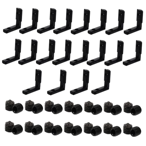 IMIKEYA 20 Stück Teiliges Inneneckverbinder Aluminium Winkelverbinder mit Schrauben Rostfrei Robust Einfach zu Montieren Geeignet für Aluprofil Stecksysteme und DIY Projekte IMIKEYA 20 Stück Teiliges Inneneckverbinder Aluminium Winkelverbinder mit Schrauben Rostfrei Robust Einfach zu Montieren Geeignet für Aluprofil Stecksysteme und DIY Projekte von IMIKEYA