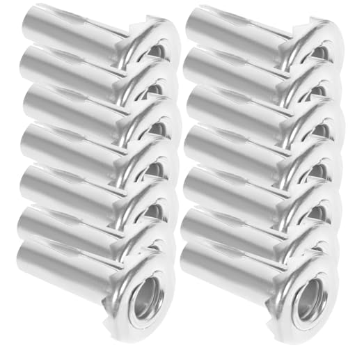IMIKEYA 20 Stück Teiliges Metall Caster Stem Sleeve aus Hochwertigem Stahl Rost Abriebfest Langlebige Möbel Steckdosen für Stabile Radbefestigung an Holzstuhl Möbelbeinen von IMIKEYA