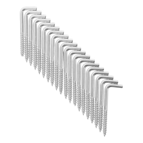 IMIKEYA 20 Stück Teiliges Schraubhaken Verzinkt Langlebige Metallhaken für Sicheres Aufhängen von Bildern Spiegeln Schmuck und Tassen Vielseitig Einsetzbar für Wandmontage im Wohnbereich IMIKEYA 20 Stück Teiliges Schraubhaken Verzinkt Langlebige Metallhaken für Sicheres Aufhängen von Bildern Spiegeln Schmuck und Tassen Vielseitig Einsetzbar für Wandmontage im Wohnbereich von IMIKEYA