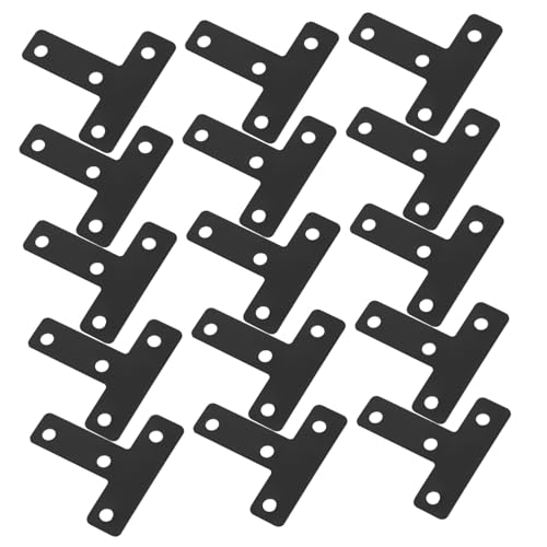 IMIKEYA 20 Stück Teiliges T förmige Eckwinkel aus Edelstahl Schwarz mit Schrauben für Holzrahmen Möbel Möbelverbindung Flachwinkel für Ablagen und Schränke DIY Projekte IMIKEYA 20 Stück Teiliges T förmige Eckwinkel aus Edelstahl Schwarz mit Schrauben für Holzrahmen Möbel Möbelverbindung Flachwinkel für Ablagen und Schränke DIY Projekte von IMIKEYA