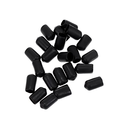 IMIKEYA 200 Stück Gummi Endkappen Rundrohr Gewindeschutz Schraubenschutz Kappen Schwarz Wetterfest und Stoßfest Einfach zu Montieren Geeignet für Rohrpfosten Schrauben und Elektrokabel IMIKEYA 200 Stück Gummi Endkappen Rundrohr Gewindeschutz Schraubenschutz Kappen Schwarz Wetterfest und Stoßfest Einfach zu Montieren Geeignet für Rohrpfosten Schrauben und Elektrokabel von IMIKEYA