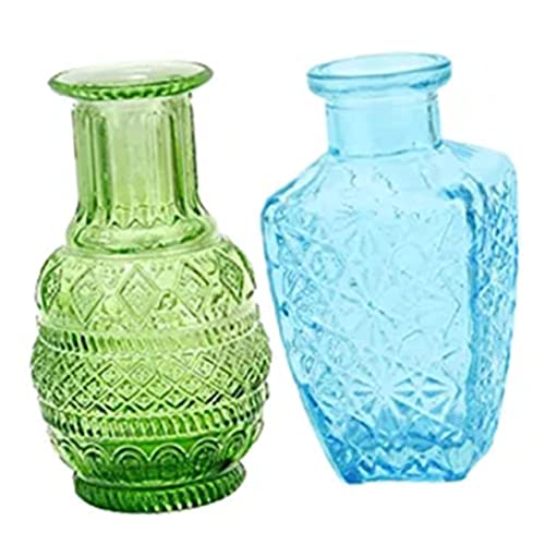 IMIKEYA Dekoratives Vasen-Set 2-teilig Vintage-Glas Glas für Blumen Hochzeitsdekorationen für Tische IMIKEYA Dekoratives Vasen-Set 2-teilig Vintage-Glas Glas für Blumen Hochzeitsdekorationen für Tische von IMIKEYA