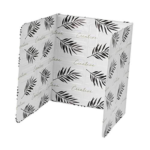 IMIKEYA Herd-spritzschutz Spritzschutz 2 Stück Aluminiumfolie Fettspritzschutz Küche Wärmedämmung Weiß von IMIKEYA