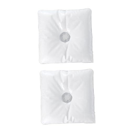 IMIKEYA 2Stücke Wasserfüllbare Regenschirm Flaggenbasis Gewichtstaschen Für Outdoor Und Strand Wassertaschen Zur Stabilisierung Weiß von IMIKEYA