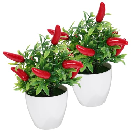 IMIKEYA Künstlicher Pfefferbaum Bonsai Gefälschter Pfeffer Blumentopf Dekorative Pfefferpflanze Für Die Küche Für Zuhause IMIKEYA Künstlicher Pfefferbaum Bonsai Gefälschter Pfeffer Blumentopf Dekorative Pfefferpflanze Für Die Küche Für Zuhause von IMIKEYA