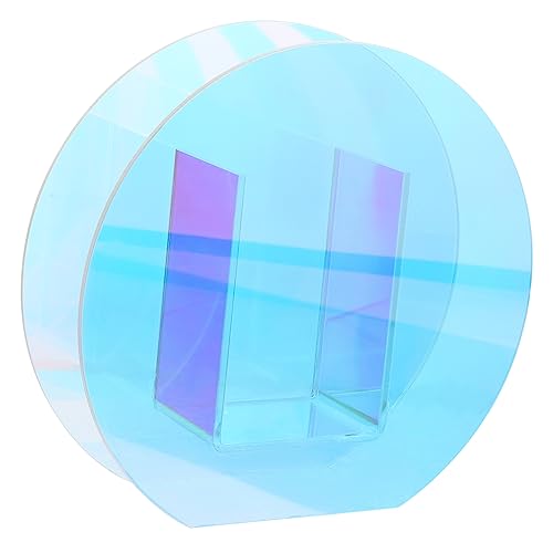 IMIKEYA 2st Terrakotta Dekorationsbehälter Coole Vase Funkeln Röhrenvase Ovale Vase Vasen Ästhetisch Knospenvase Masse Blumen- Blumenvase Große Vase Geriffelte Vase Acryl Transparent von IMIKEYA