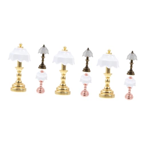 IMIKEYA 3 Sätze Mini-schreibtischlampenmodell Miniatures Stilvolle Tischlampen Modellbau Lampen Nachttischlampe Miniatur Mini-möbelmodell Kreative Lampe Metall 3 Stück * 3 IMIKEYA 3 Sätze Mini-schreibtischlampenmodell Miniatures Stilvolle Tischlampen Modellbau Lampen Nachttischlampe Miniatur Mini-möbelmodell Kreative Lampe Metall 3 Stück * 3 von IMIKEYA