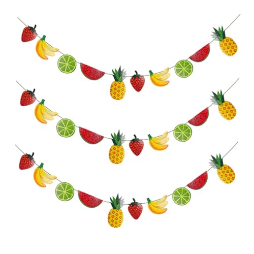IMIKEYA 3 Sätze Obstparty Dekoration Thema tropisch Tiki-Party-Dekorationen Girlande Feiertagspartydekor hawaiianische Dekorationen für Partys Sommerpartydekor Papier IMIKEYA 3 Sätze Obstparty Dekoration Thema tropisch Tiki-Party-Dekorationen Girlande Feiertagspartydekor hawaiianische Dekorationen für Partys Sommerpartydekor Papier von IMIKEYA