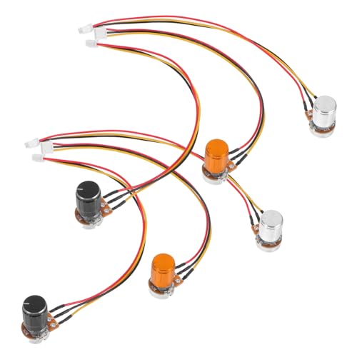 IMIKEYA 3 Satz Potentiometer mit Kabel Teiliges Ohm mit Drehknopf Zufällige Farben für Elektronische Geräte und Steuerungssysteme Einfache Installation und Präzise IMIKEYA 3 Satz Potentiometer mit Kabel Teiliges Ohm mit Drehknopf Zufällige Farben für Elektronische Geräte und Steuerungssysteme Einfache Installation und Präzise von IMIKEYA