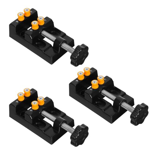 IMIKEYA 3 Stück Aluminiumlegierung Mini Tisch-schraubstock Kompakte Multifunktions-klemme für Schmuck Walnuss-schnitzarbeiten Platzsparend und Langlebig für Präzise Bastelprojekte IMIKEYA 3 Stück Aluminiumlegierung Mini Tisch-schraubstock Kompakte Multifunktions-klemme für Schmuck Walnuss-schnitzarbeiten Platzsparend und Langlebig für Präzise Bastelprojekte von IMIKEYA