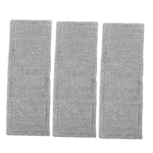 IMIKEYA 3 Stück Ersatz-moppköpfe mit Taschen-design Waschbare und Wiederverwendbare Moppbezüge für Effiziente Staubaufnahme Geeignet für Holz- Fliesen Oberflächenreinigung im Haushalt von IMIKEYA