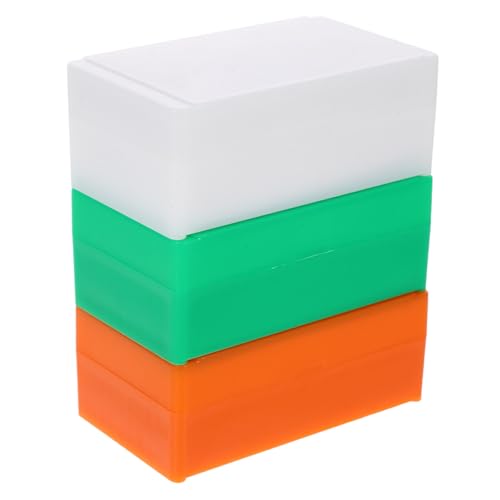 IMIKEYA 3 Stück Mikroskop Objektträger Boxen Aufbewahrungsboxen Weiß Grün Orange Wiederverwendbar Labor Organizer für Glasobjektträger und Laborexperimente IMIKEYA 3 Stück Mikroskop Objektträger Boxen Aufbewahrungsboxen Weiß Grün Orange Wiederverwendbar Labor Organizer für Glasobjektträger und Laborexperimente von IMIKEYA