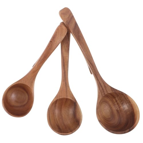 IMIKEYA 3 Stück Teiliges Holz Suppenkellen mit Langem Hitzebeständigem Griff und Praktischem Haken Vielseitiger Robuster Kochlöffel zum Servieren Rühren und Mischen von Orientalischer IMIKEYA 3 Stück Teiliges Holz Suppenkellen mit Langem Hitzebeständigem Griff und Praktischem Haken Vielseitiger Robuster Kochlöffel zum Servieren Rühren und Mischen von Orientalischer von IMIKEYA