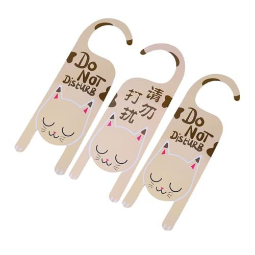 IMIKEYA 3 Stück Teiliges Türanhänger aus Langlebigem PVC Klar Bedruckt Vielseitig Einsetzbar für Hotel Büro Einfache Anbringung an Türgriffen Zufälliger Stil IMIKEYA 3 Stück Teiliges Türanhänger aus Langlebigem PVC Klar Bedruckt Vielseitig Einsetzbar für Hotel Büro Einfache Anbringung an Türgriffen Zufälliger Stil von IMIKEYA
