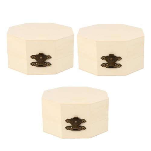 IMIKEYA 3 Stück Vintage Holz aufbewahrungsbox mit Glatter Oberfläche Multifunktionale Schmuck Schlüsselbox Dekorativer Schreibtisch organizer Handbemalbar Stabile Holzbox IMIKEYA 3 Stück Vintage Holz aufbewahrungsbox mit Glatter Oberfläche Multifunktionale Schmuck Schlüsselbox Dekorativer Schreibtisch organizer Handbemalbar Stabile Holzbox von IMIKEYA