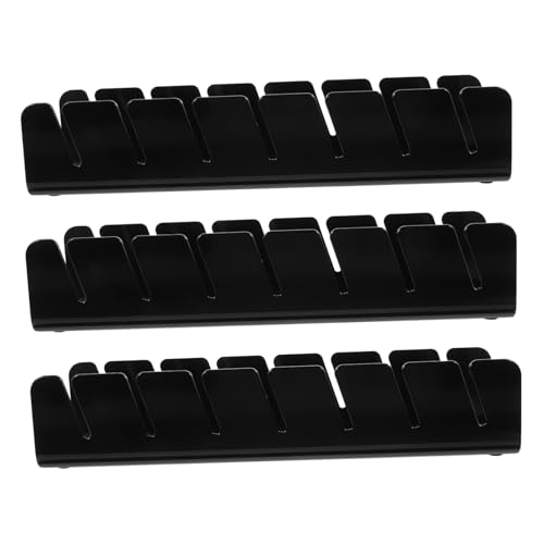 IMIKEYA 3 Stücke Teiliges Acryl Hutregal für Baseballkappen Stabiler Hutständer mit Kompaktem Design für Schlafzimmer Kleiderschränke und Boutiquen zur Aufbewahrung und Präsentation von von IMIKEYA