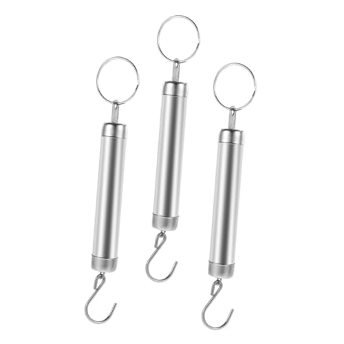 IMIKEYA 3 Stücke Teiliges Mechanisches Federhängewaagen Metallhaken Tragbare Küchenwaage zum Aufhängen Deutliche Anzeige Vielseitig für Gewicht Gepäck und Outdoor-einsatz von IMIKEYA