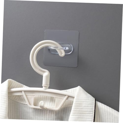 IMIKEYA 30 Stück Teiliges Selbstklebendes Transparent Starke Haftung ohne Bohren Vielseitige Runde Klebehaken für Badezimmer Küche Fliesen Marmor Flexibel Horizontal und Vertikal von IMIKEYA