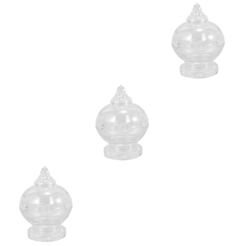 IMIKEYA 3st Pagoden-aufbewahrungsbox Pagodenturm Terrarium Pagode-Modell Statue Zen-Garten Für Den Schreibtisch Mönch Aussehender Turm Pagode Gartenverzierung Transparent Acryl IMIKEYA 3st Pagoden-aufbewahrungsbox Pagodenturm Terrarium Pagode-Modell Statue Zen-Garten Für Den Schreibtisch Mönch Aussehender Turm Pagode Gartenverzierung Transparent Acryl von IMIKEYA