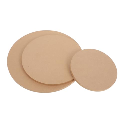 IMIKEYA 3stücke Runde Holzscheiben Für Töpferwaren Keramikformen Zum Handaufbau Töpferschlickerformen Töpferscheibensockel Langlebige Konstruktion Glatte Oberfläche Einfach Zu Verwenden von IMIKEYA