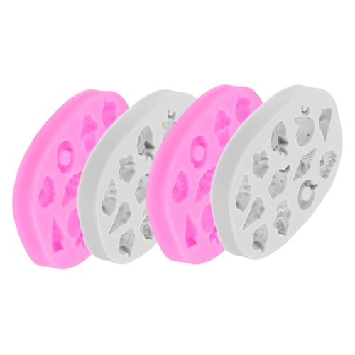 IMIKEYA 4 STÜCKE Teiliges Silikon Fondant Formen Eiscreme Stiele Kuchenform Bpa frei Wiederverwendbar Hitzebeständig für Backen und Gefrierschrank Lebensmittelecht für Partys und IMIKEYA 4 STÜCKE Teiliges Silikon Fondant Formen Eiscreme Stiele Kuchenform Bpa frei Wiederverwendbar Hitzebeständig für Backen und Gefrierschrank Lebensmittelecht für Partys und von IMIKEYA