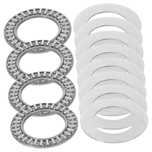 IMIKEYA 4 Sätze Axial nadellager mit Unterlegscheibe Einseitig Belastbar Hochwertige mit Käfig Robustes Industrie pendelrollenlager für Förderanlagen und Landmaschinen Ersatzteilset IMIKEYA 4 Sätze Axial nadellager mit Unterlegscheibe Einseitig Belastbar Hochwertige mit Käfig Robustes Industrie pendelrollenlager für Förderanlagen und Landmaschinen Ersatzteilset von IMIKEYA