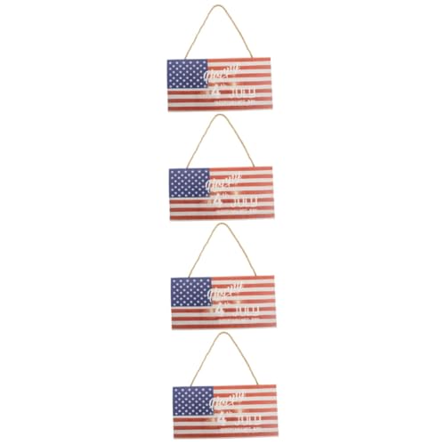 IMIKEYA 4 Stück Dekoration Zum Unabhängigkeitstag Stolz Tür Willkommensschild Dekorativ Kranz Flagge Dekorationen Zeichen Rot Patriotisch Kränze 4. Juli Hängend Schmücken Colorful Holz IMIKEYA 4 Stück Dekoration Zum Unabhängigkeitstag Stolz Tür Willkommensschild Dekorativ Kranz Flagge Dekorationen Zeichen Rot Patriotisch Kränze 4. Juli Hängend Schmücken Colorful Holz von IMIKEYA