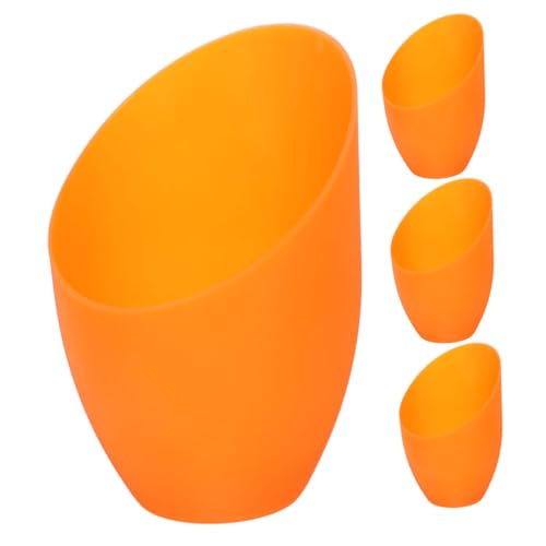 IMIKEYA 4 Stück Orangefarbene Kunststoff Lampenschirme Schräg Geneigter Pferdehufe design Lampenschirm Ersatz für Steh Tischlampen Modische Wohnraumdekoration IMIKEYA 4 Stück Orangefarbene Kunststoff Lampenschirme Schräg Geneigter Pferdehufe design Lampenschirm Ersatz für Steh Tischlampen Modische Wohnraumdekoration von IMIKEYA