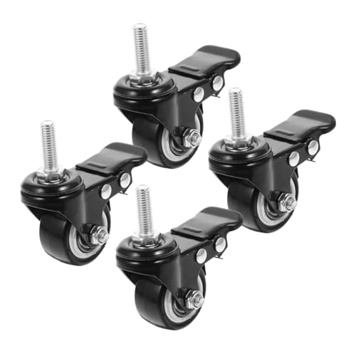 IMIKEYA 4 Stück Schwere Möbelrollen mit Bremse Gewindebolzen Schwerlast Lenkrollen für Einkaufswagen Arbeitstisch und Möbel Geräuscharm und Vielseitig Einsetzbar IMIKEYA 4 Stück Schwere Möbelrollen mit Bremse Gewindebolzen Schwerlast Lenkrollen für Einkaufswagen Arbeitstisch und Möbel Geräuscharm und Vielseitig Einsetzbar von IMIKEYA