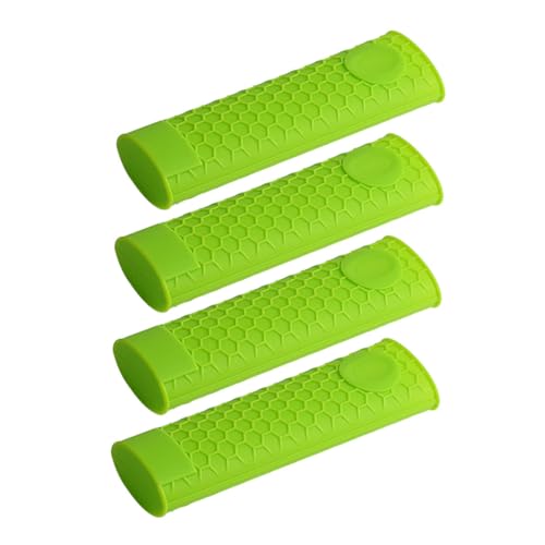 IMIKEYA 4 Stück Silikon Topfgriffschutz Hitzebeständig Rutschfest Pfannengriffschoner Universalgriffe für Gusseisenpfannen Küchenhelfer Grün IMIKEYA 4 Stück Silikon Topfgriffschutz Hitzebeständig Rutschfest Pfannengriffschoner Universalgriffe für Gusseisenpfannen Küchenhelfer Grün von IMIKEYA