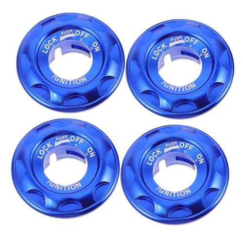 IMIKEYA 4 Stück Teiliges Aluminium-motorrad Zündschloss Abdeckkappe Langlebig Witterungsbeständig mit Nachtsichtfunktion Diebstahlschutz Passend für Roller Motorräder IMIKEYA 4 Stück Teiliges Aluminium-motorrad Zündschloss Abdeckkappe Langlebig Witterungsbeständig mit Nachtsichtfunktion Diebstahlschutz Passend für Roller Motorräder von IMIKEYA