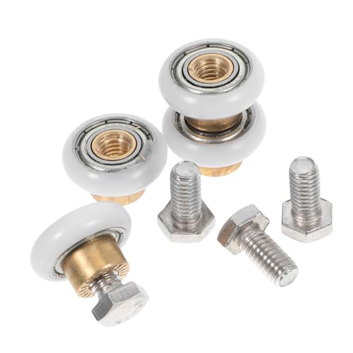 IMIKEYA 4 Stück Teiliges Badezimmer Glasschiebetür Geräuscharme Pulley für Dusch und Schiebetüren Einsetzbare Ersatzrollen für Badezimmer und Duschen IMIKEYA 4 Stück Teiliges Badezimmer Glasschiebetür Geräuscharme Pulley für Dusch und Schiebetüren Einsetzbare Ersatzrollen für Badezimmer und Duschen von IMIKEYA