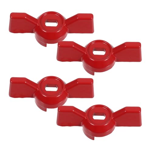 IMIKEYA 4 Stück Teiliges Ball Valve Schmetterlingsgriff Ersatzgriff für Außen Wasserhahn Garten Ventil Hebelgriff Schnellmontage Langlebig Kompatibel von IMIKEYA