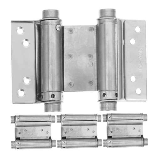 IMIKEYA 4 Stück Teiliges Doppel Feder Hinges Selbstschließend Doppelwirkende Feder Scharnier für Türen und Fenster Für Saloon Geeignet Flexibles Design Einstellbarer Öffnungswinkel IMIKEYA 4 Stück Teiliges Doppel Feder Hinges Selbstschließend Doppelwirkende Feder Scharnier für Türen und Fenster Für Saloon Geeignet Flexibles Design Einstellbarer Öffnungswinkel von IMIKEYA