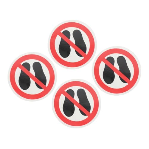 IMIKEYA 4 Stück Teiliges Nicht Betreten aus Wetterfestem Vinyl mit UV schutz Langlebig für Büro Schule Hotel und Lager zur Gefahrenwarnung Böden und Wänden IMIKEYA 4 Stück Teiliges Nicht Betreten aus Wetterfestem Vinyl mit UV schutz Langlebig für Büro Schule Hotel und Lager zur Gefahrenwarnung Böden und Wänden von IMIKEYA