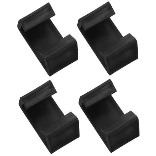 IMIKEYA 4 Stück Teiliges Rattan Möbel Klammern Starke Sofa Clips Möbelverbinder für Gartenmöbel Lounge Couch Befestigungsklammern Wohn und Büroaccessoire Schwarz von IMIKEYA