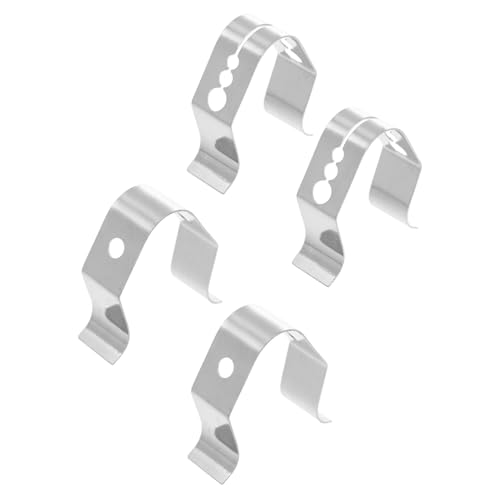 IMIKEYA 4 Stück Teiliges Thermometerhalter aus Edelstahl Grillthermometer Klammern mit Stabilem Halt Rostfrei Langlebig für Gasgrill und Ofenthermometer Präzise Temperaturmessung Beim von IMIKEYA