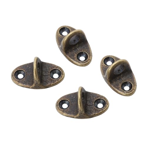 IMIKEYA 4 Stück Teiliges Winddichtes Tür Fensterhaken Basis Stabile Verschleißfeste Halterung für Retro Türhaken Vielseitig für Zuhause Lager und Ankleidezimmer Geeignet von IMIKEYA