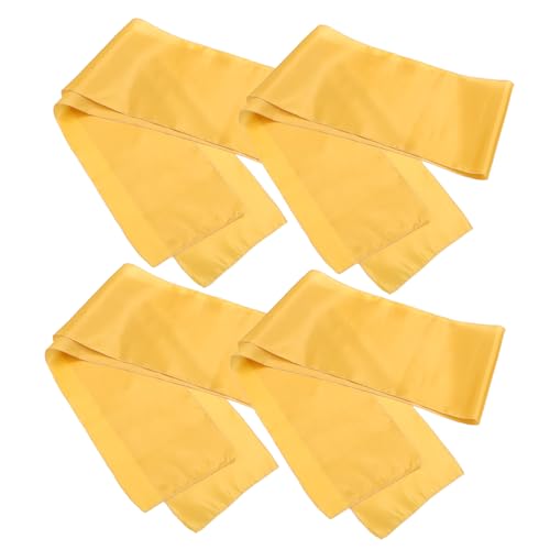 IMIKEYA 4 Teiliges Tischtuch Für Abendessen Hochzeitstischdekorationen Tischläufer Aus Sackleinen Hochzeitstischläufer Goldener Tischläufer Empfangstischläufer Für Marmorläufer von IMIKEYA