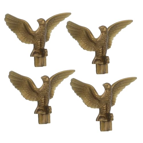 IMIKEYA 4Stücke Eagle Flaggenmast Topper Dekorative Adler Fahnenmastspitzen für Innen und Außengebrauch zu Installieren Vielseitig für Verschiedene Flaggenstile von IMIKEYA