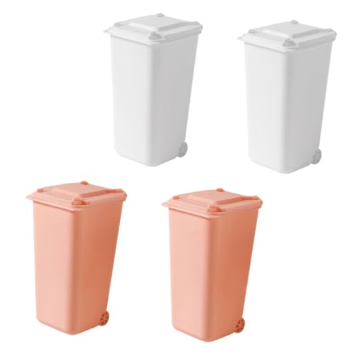 IMIKEYA 4Stücke Mini Mülleimer mit Deckel Tischmülleimer für Büro und Zuhause Kleiner Abfalleimer für Schreibtisch und Arbeitsplatte IMIKEYA 4Stücke Mini Mülleimer mit Deckel Tischmülleimer für Büro und Zuhause Kleiner Abfalleimer für Schreibtisch und Arbeitsplatte von IMIKEYA