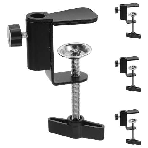 IMIKEYA 4er Set Tischklemme mit 360° Drehfunktion – Präzise Werkbank-Klemme, Universalhalterung für Schreibtisch, Studio, Büro, Podcast und Kamera IMIKEYA 4er Set Tischklemme mit 360° Drehfunktion – Präzise Werkbank-Klemme, Universalhalterung für Schreibtisch, Studio, Büro, Podcast und Kamera von IMIKEYA