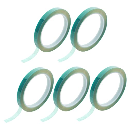 IMIKEYA 5 Rollen Hitzebeständiges Klebeband Hochtemperatur Tape für Sublimation Abdeckband für DIY Projekte und Elektronik IMIKEYA 5 Rollen Hitzebeständiges Klebeband Hochtemperatur Tape für Sublimation Abdeckband für DIY Projekte und Elektronik von IMIKEYA